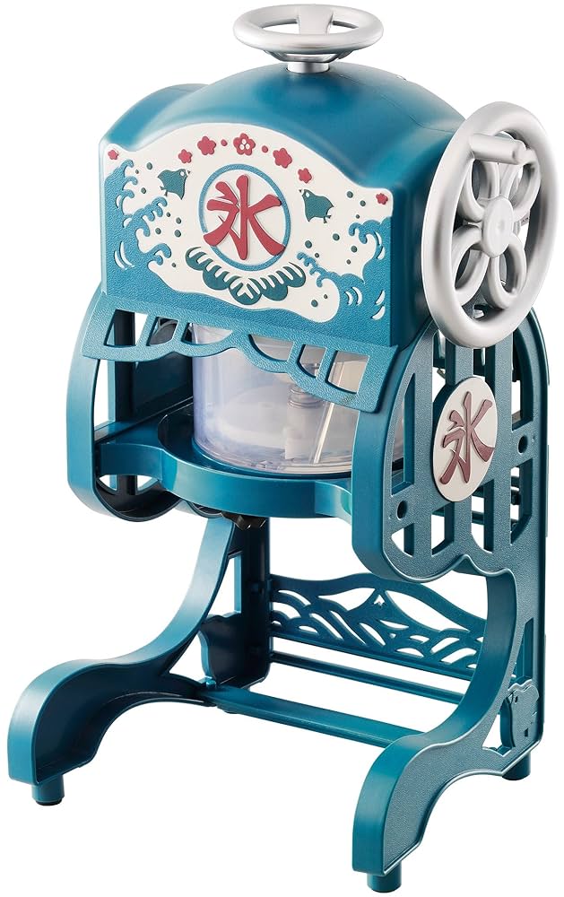 ドウシシャ 電動氷かき氷機 ブルー DIN-1752B dwos6rj Amazon | ドウシシャ 電動氷かき器 ブルー DIN-1752B